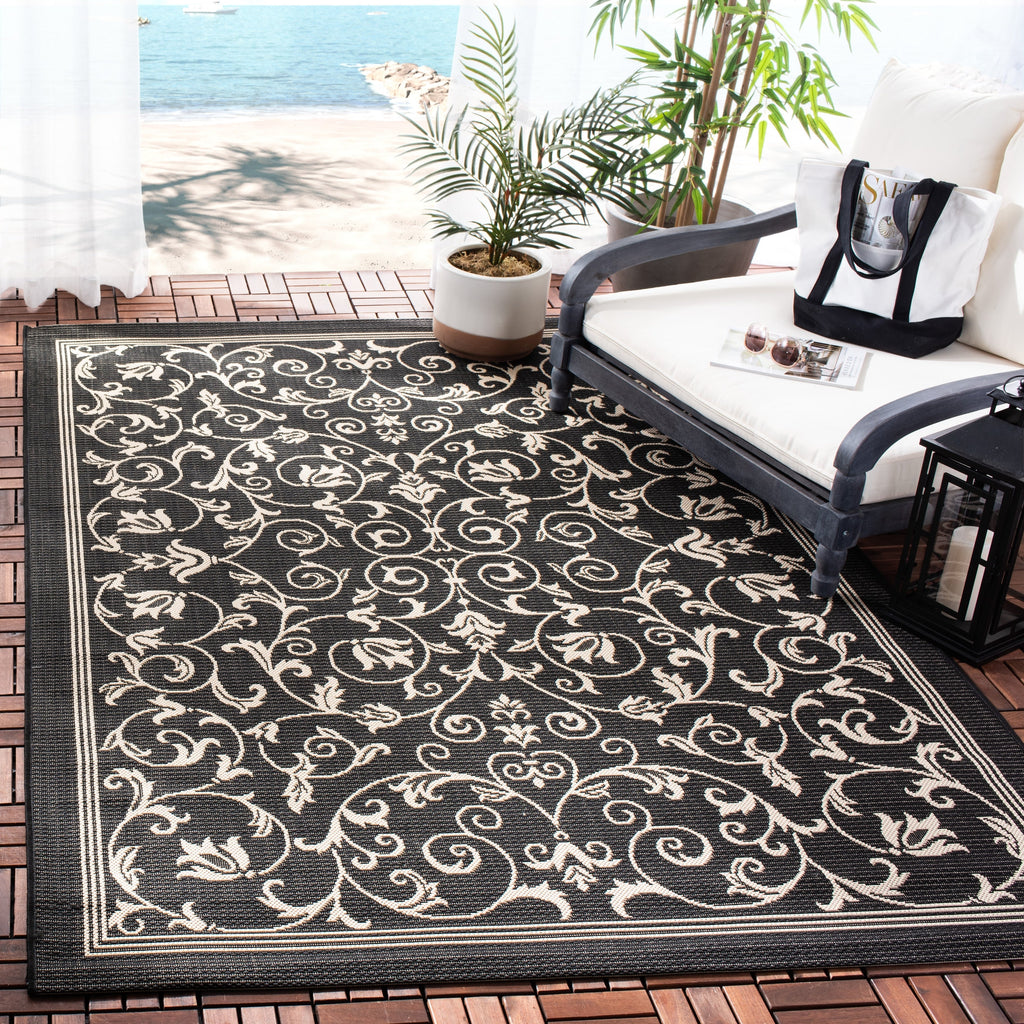 SAFAVIEH Courtyard Miljeta Indoor/ Outdoor Waterproof Patio Backyard Rug