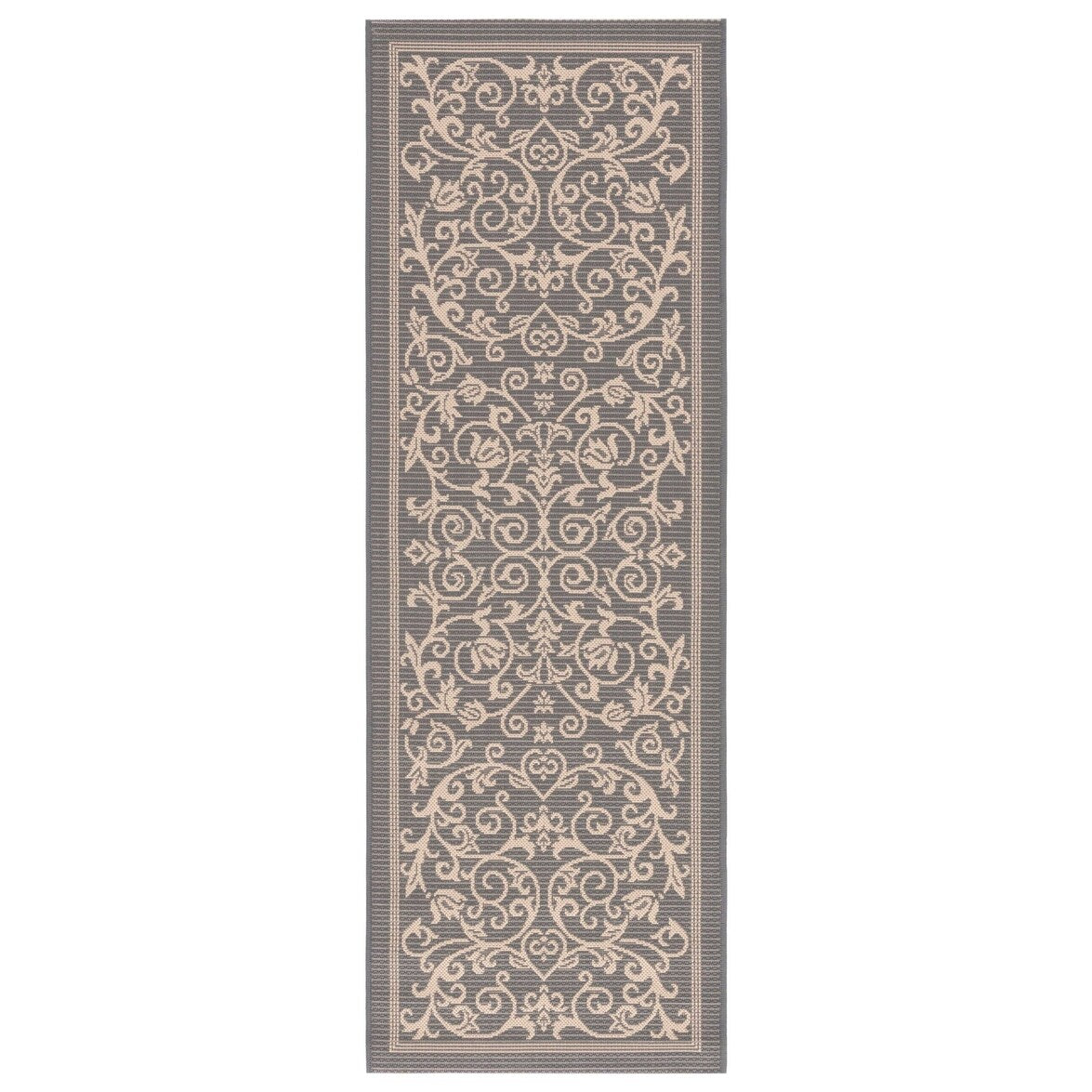 SAFAVIEH Courtyard Miljeta Indoor/ Outdoor Waterproof Patio Backyard Rug