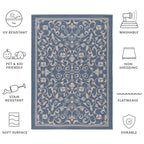 SAFAVIEH Courtyard Miljeta Indoor/ Outdoor Waterproof Patio Backyard Rug