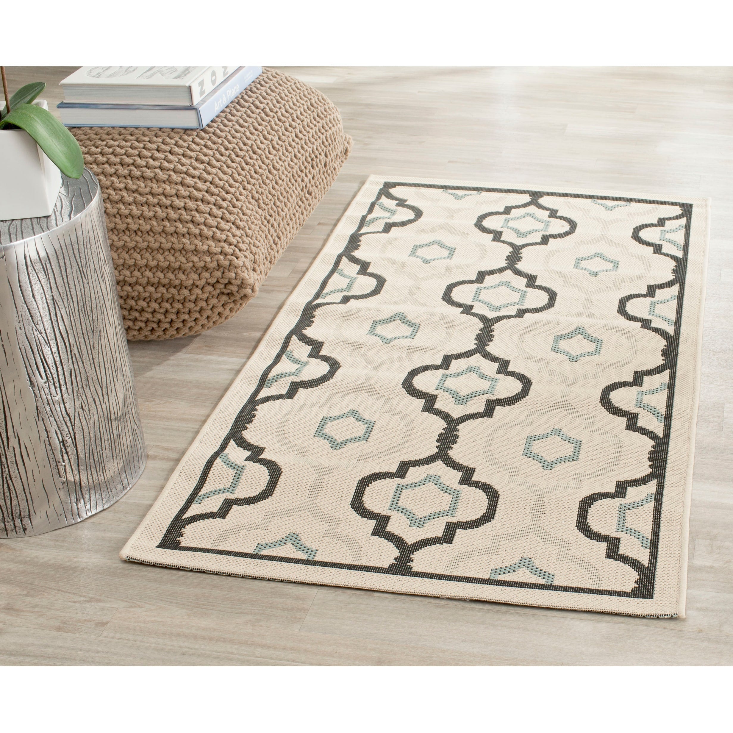 SAFAVIEH Courtyard Oyvor Indoor/ Outdoor Waterproof Patio Backyard Rug