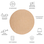 SAFAVIEH Courtyard Ragini Indoor/Outdoor Waterproof Patio Backyard Rug