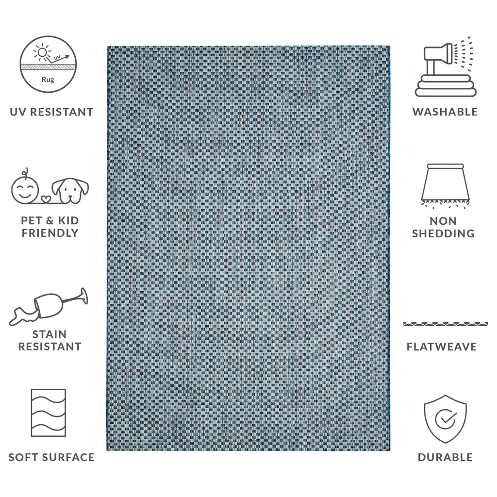 SAFAVIEH Courtyard Ragini Indoor/Outdoor Waterproof Patio Backyard Rug