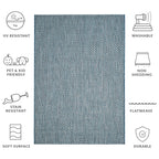 SAFAVIEH Courtyard Ragini Indoor/Outdoor Waterproof Patio Backyard Rug