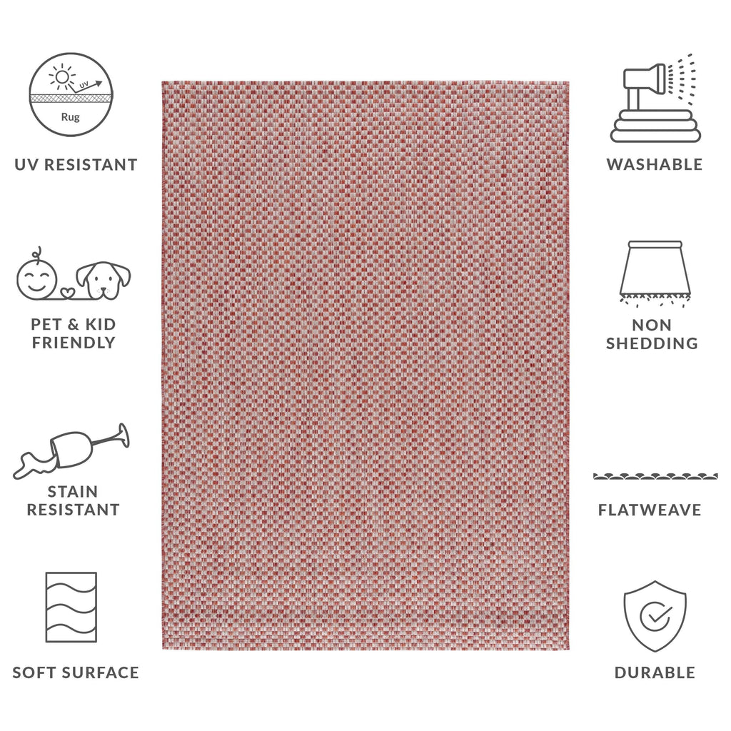 SAFAVIEH Courtyard Ragini Indoor/Outdoor Waterproof Patio Backyard Rug