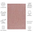 SAFAVIEH Courtyard Ragini Indoor/Outdoor Waterproof Patio Backyard Rug