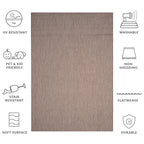 SAFAVIEH Courtyard Ragini Indoor/Outdoor Waterproof Patio Backyard Rug