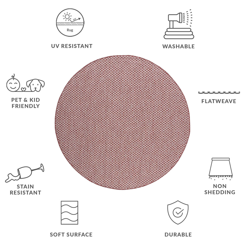 SAFAVIEH Courtyard Ragini Indoor/Outdoor Waterproof Patio Backyard Rug