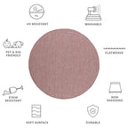 SAFAVIEH Courtyard Ragini Indoor/Outdoor Waterproof Patio Backyard Rug