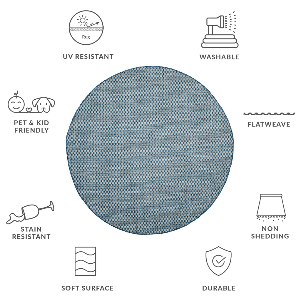 SAFAVIEH Courtyard Ragini Indoor/Outdoor Waterproof Patio Backyard Rug