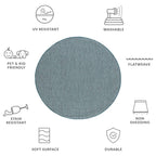 SAFAVIEH Courtyard Ragini Indoor/Outdoor Waterproof Patio Backyard Rug