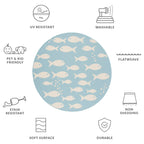 SAFAVIEH Courtyard Ragne Indoor/ Outdoor Waterproof Patio Backyard Rug