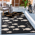 SAFAVIEH Courtyard Ragne Indoor/ Outdoor Waterproof Patio Backyard Rug
