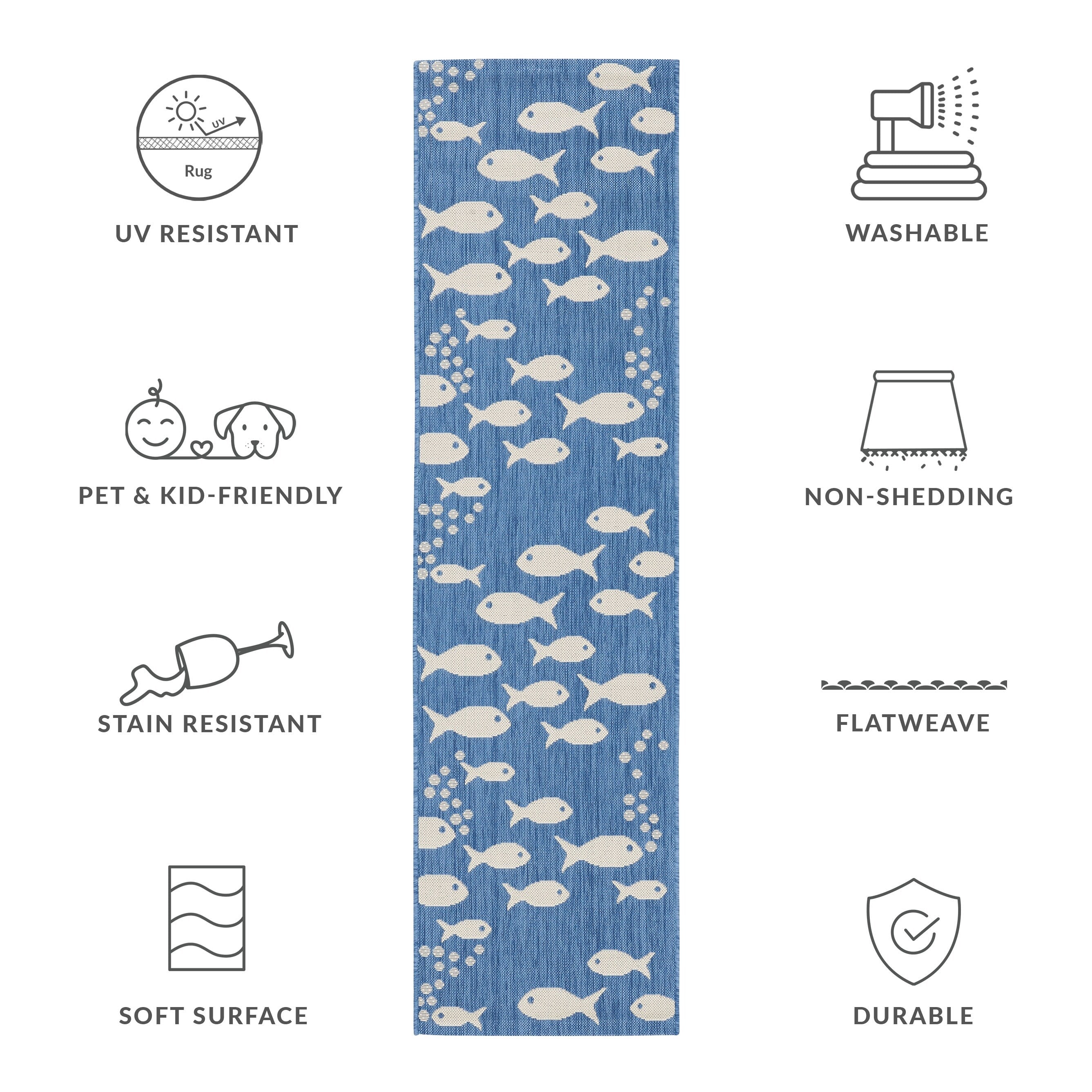 SAFAVIEH Courtyard Ragne Indoor/ Outdoor Waterproof Patio Backyard Rug