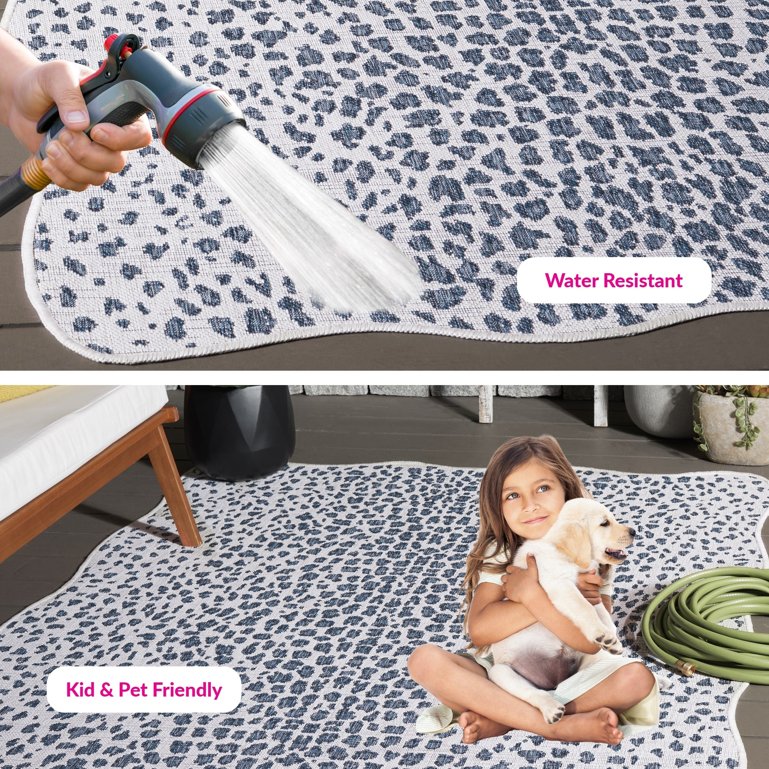 SAFAVIEH Courtyard Ruta Indoor/ Outdoor Waterproof Patio Backyard Rug