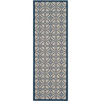 SAFAVIEH Courtyard Saundra Indoor/ Outdoor Waterproof Patio Backyard Rug