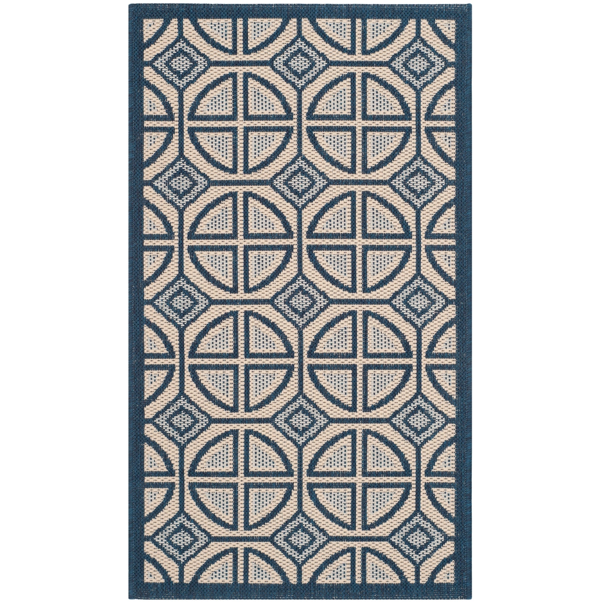 SAFAVIEH Courtyard Saundra Indoor/ Outdoor Waterproof Patio Backyard Rug