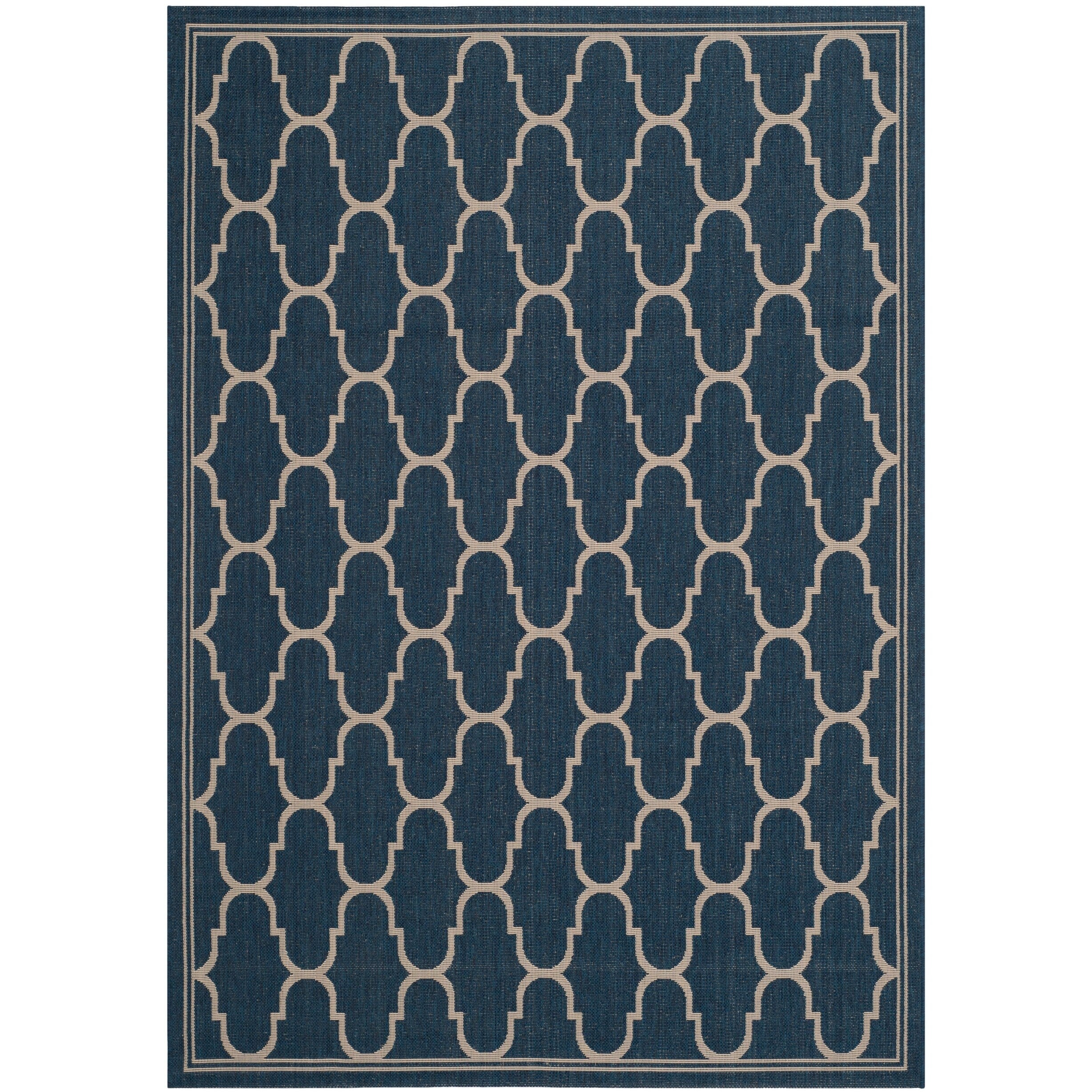 SAFAVIEH Courtyard Sufia Waterproof Trellis Backyard Patio Rug