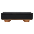 SAFAVIEH Couture Sunneva Boucle Storage Bench - 61 In. W x 20 In. D x 19 In. H - 61Wx20Dx19H