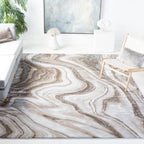 SAFAVIEH Craft Elvyra Modern Abstract Marble Pattern Rug