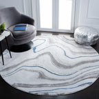 SAFAVIEH Craft Elvyra Modern Abstract Marble Pattern Rug