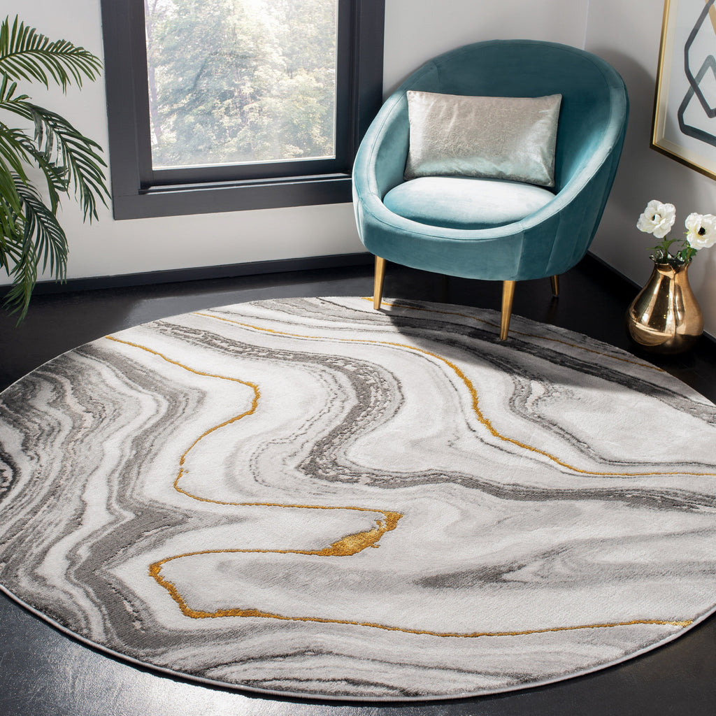 SAFAVIEH Craft Elvyra Modern Abstract Marble Pattern Rug