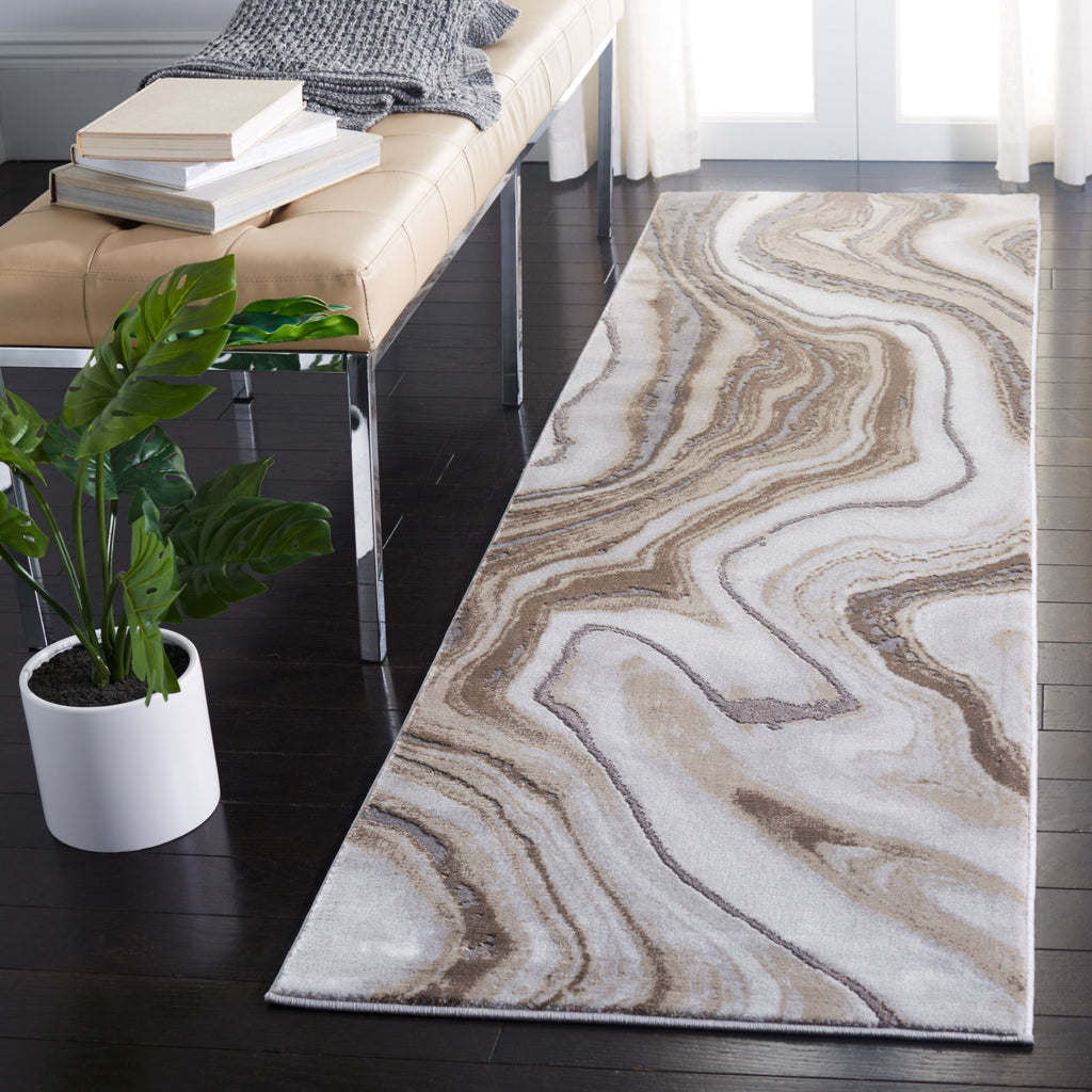SAFAVIEH Craft Elvyra Modern Abstract Marble Pattern Rug