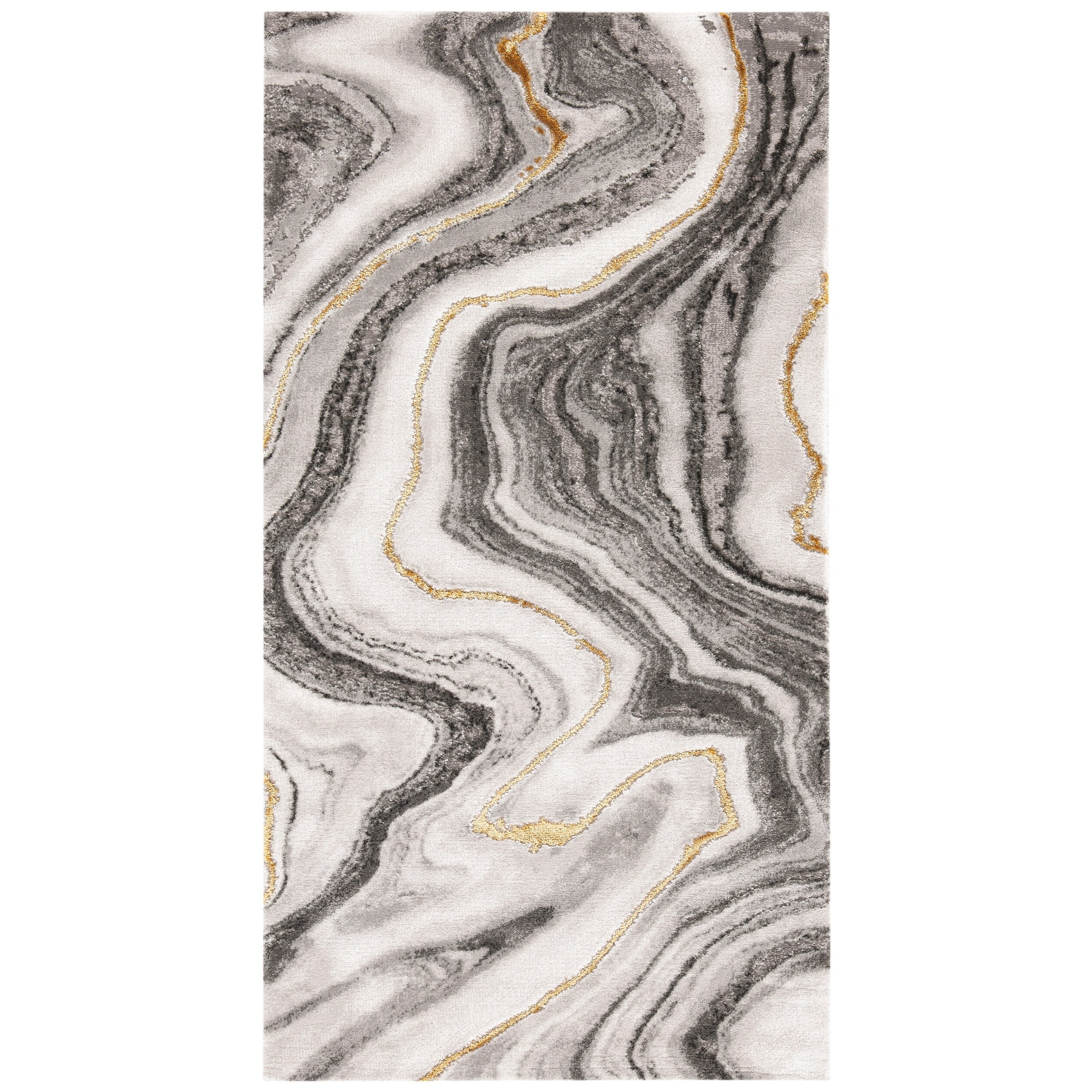 SAFAVIEH Craft Elvyra Modern Abstract Marble Pattern Rug