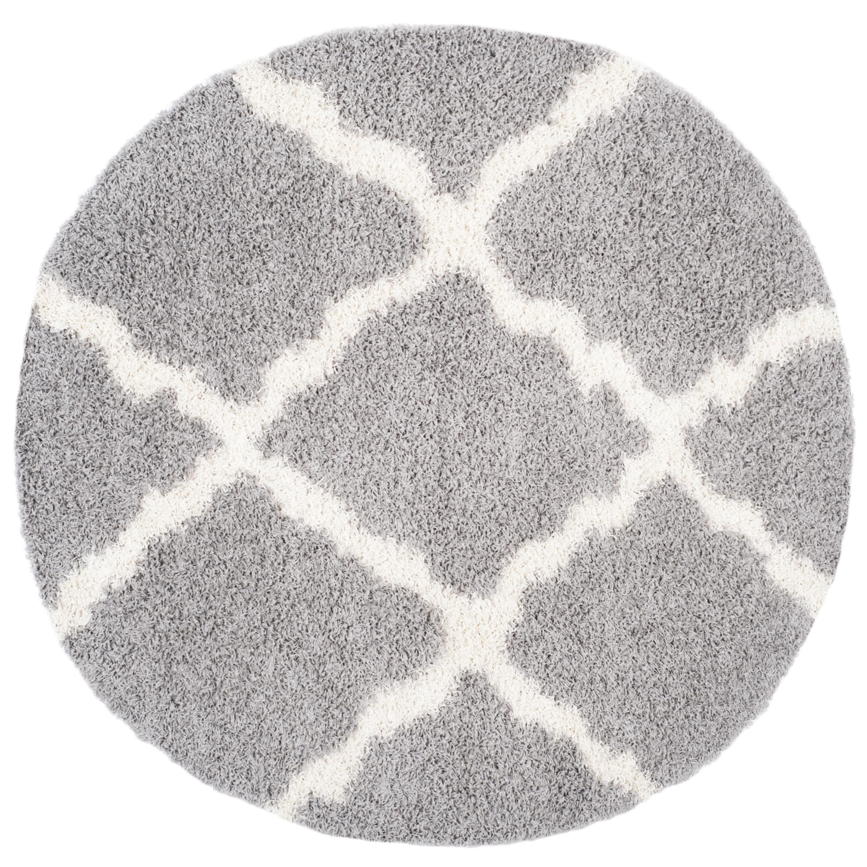 SAFAVIEH Dallas Shag Darina Trellis 1.5-inch Thick Rug
