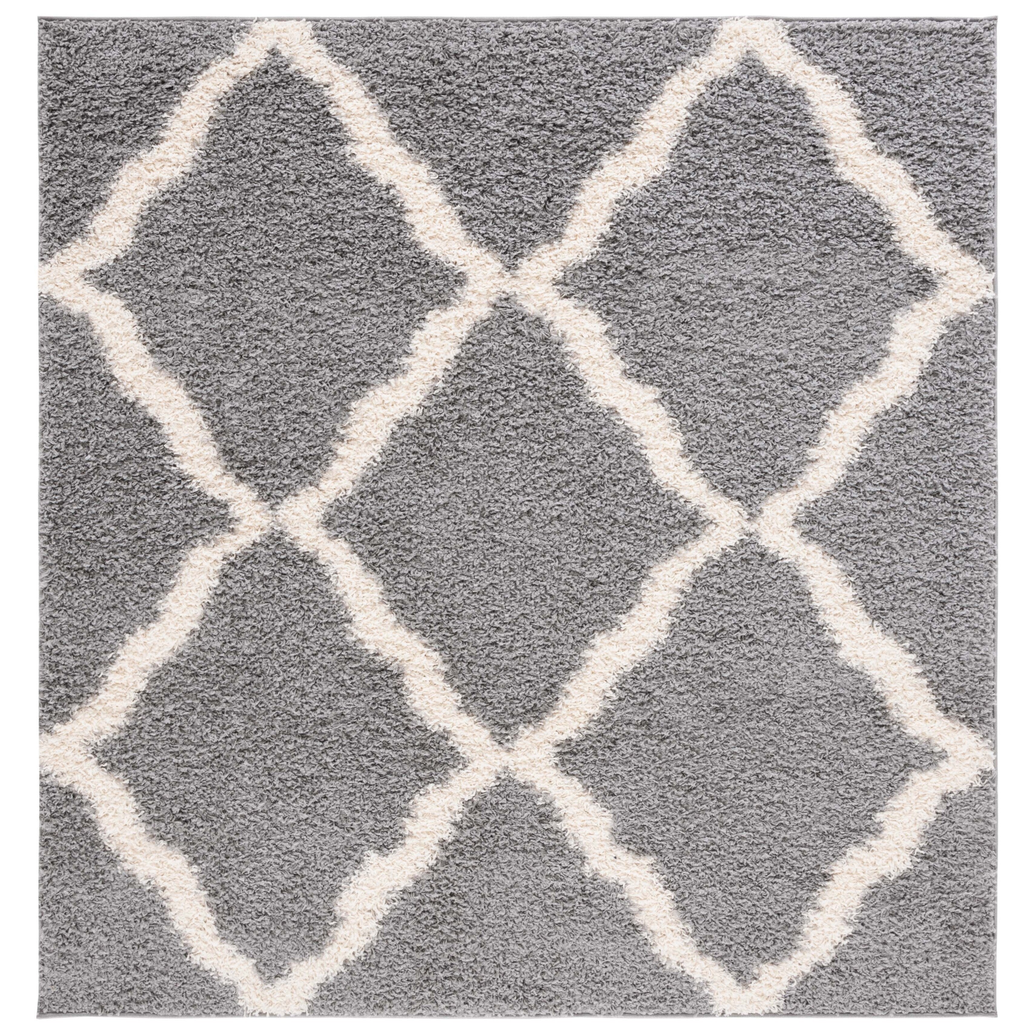 SAFAVIEH Dallas Shag Darina Trellis 1.5-inch Thick Rug