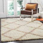 SAFAVIEH Dallas Shag Darina Trellis 1.5-inch Thick Rug