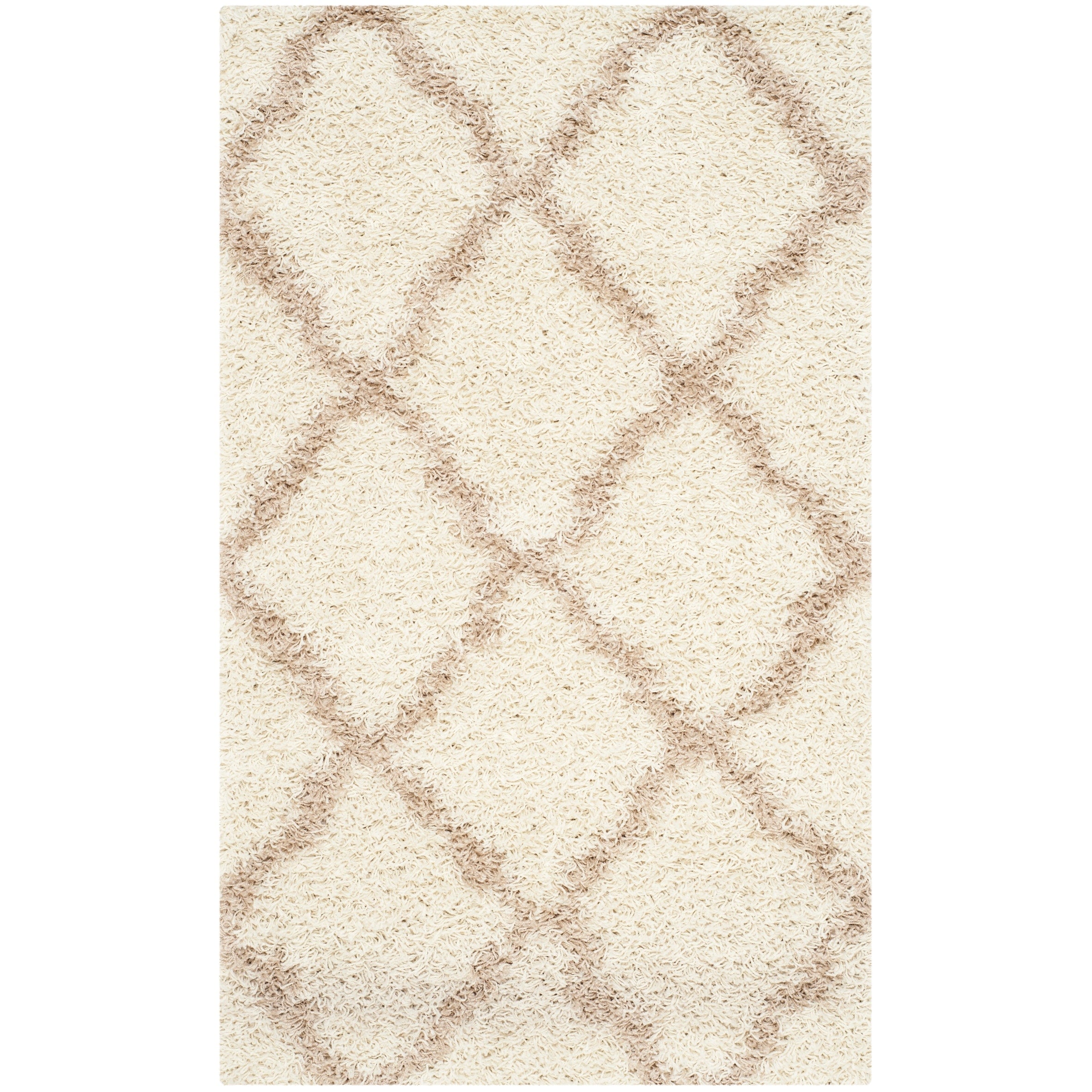 SAFAVIEH Dallas Shag Darina Trellis 1.5-inch Thick Rug