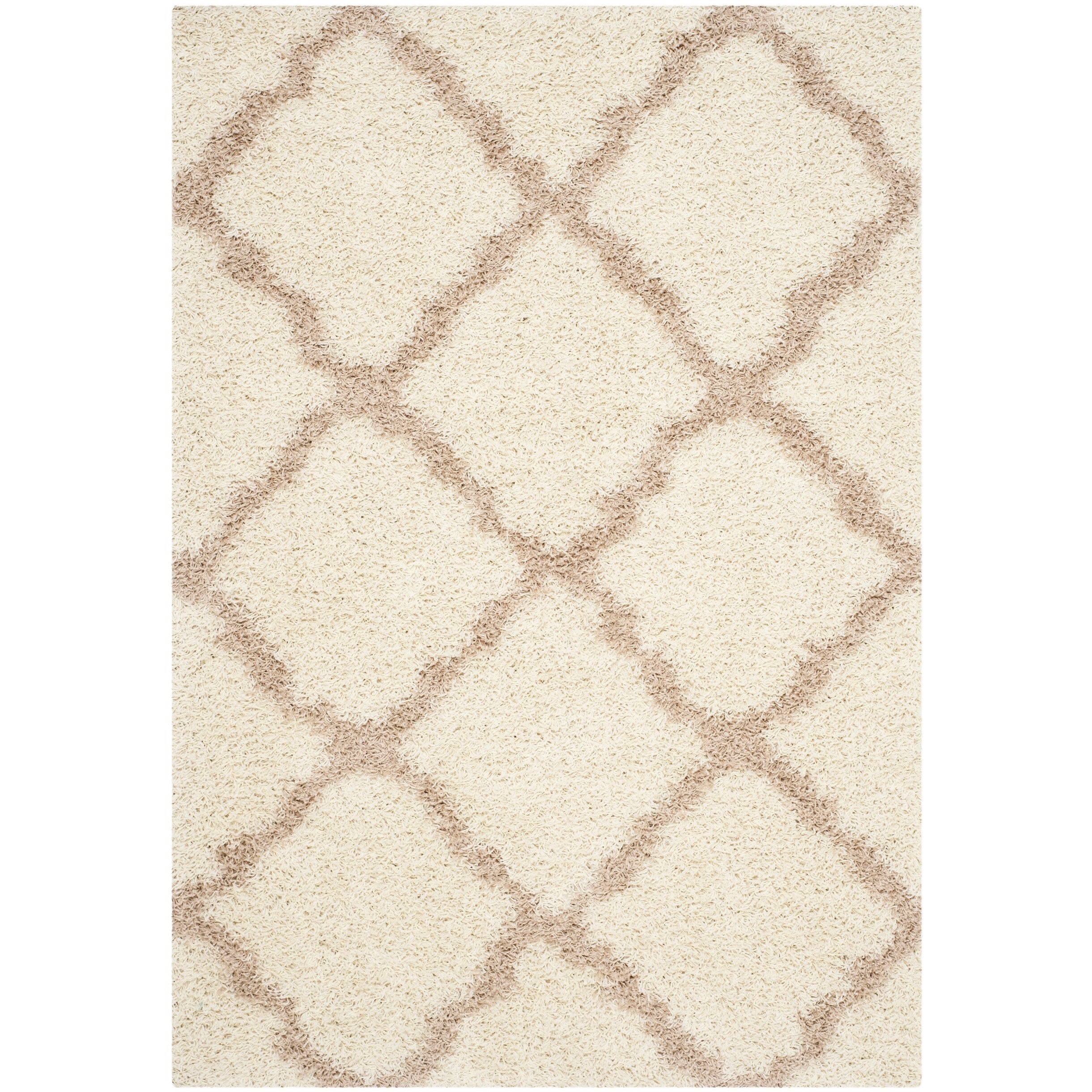 SAFAVIEH Dallas Shag Darina Trellis 1.5-inch Thick Rug