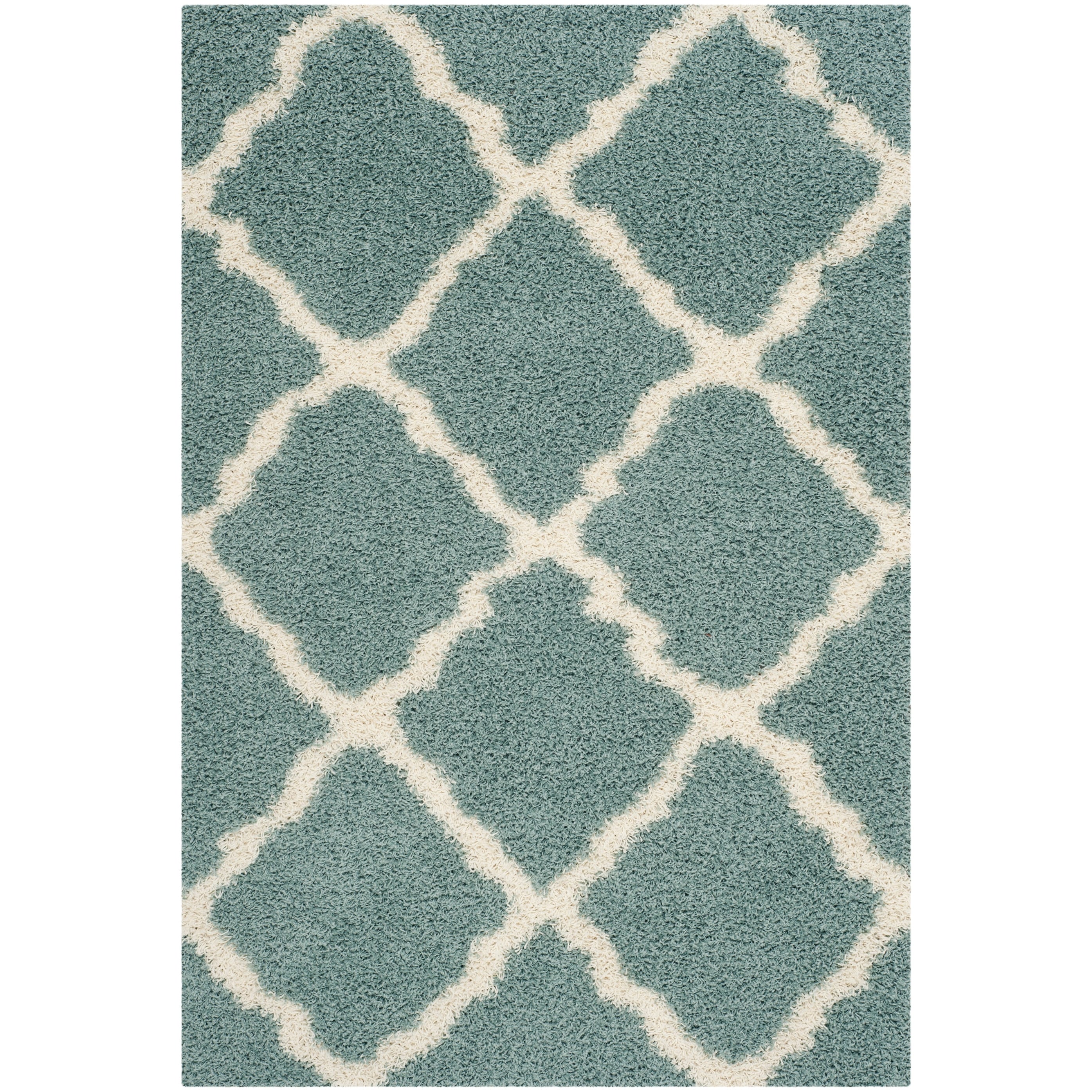 SAFAVIEH Dallas Shag Darina Trellis 1.5-inch Thick Rug