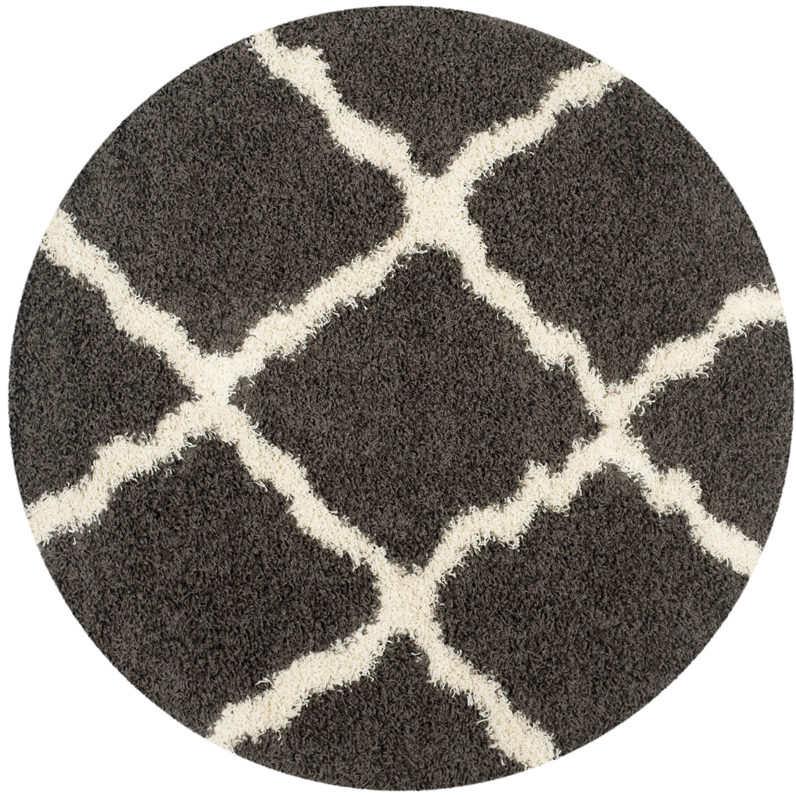 SAFAVIEH Dallas Shag Darina Trellis 1.5-inch Thick Rug