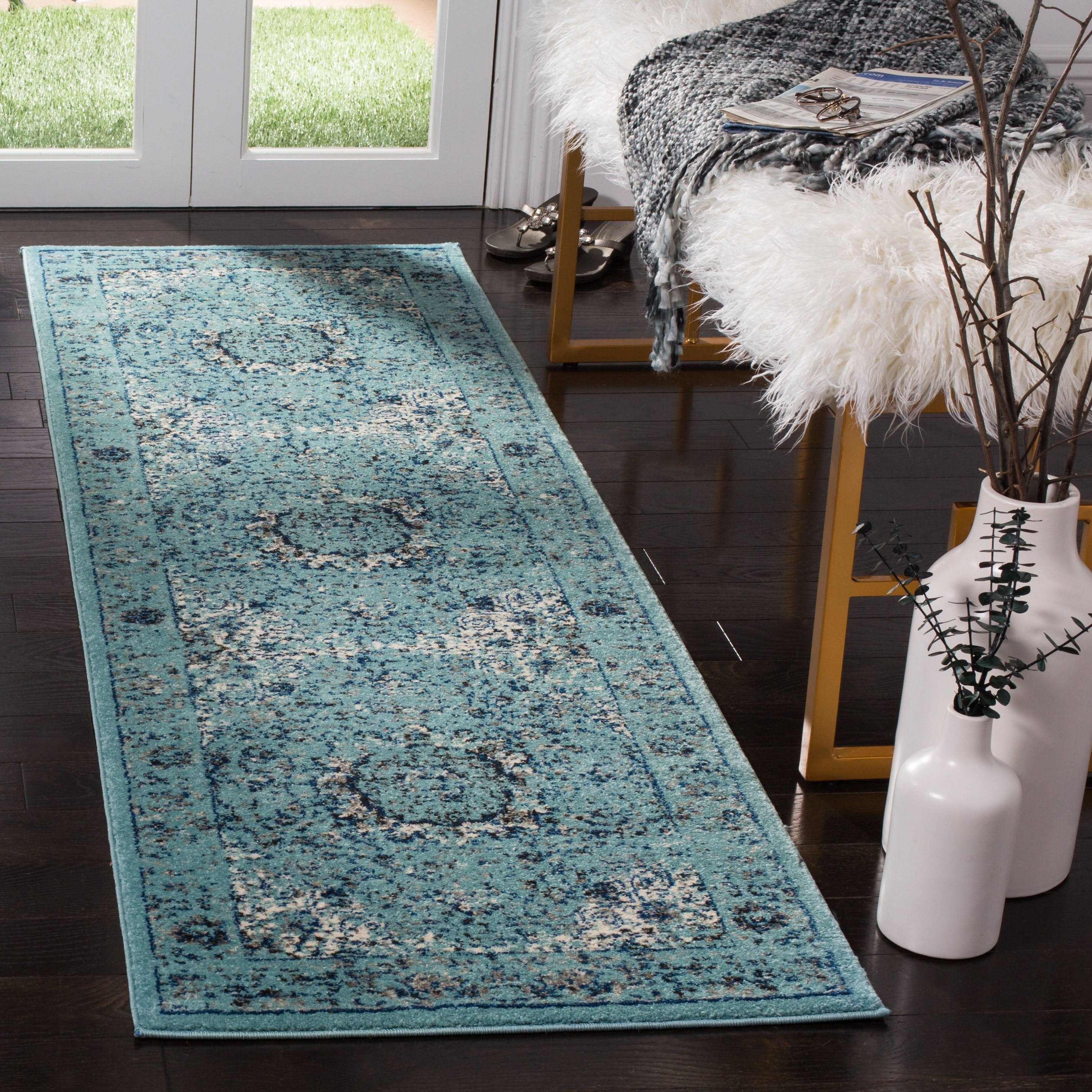 SAFAVIEH Evoke Jentje Vintage Shabby Chic Oriental Rug