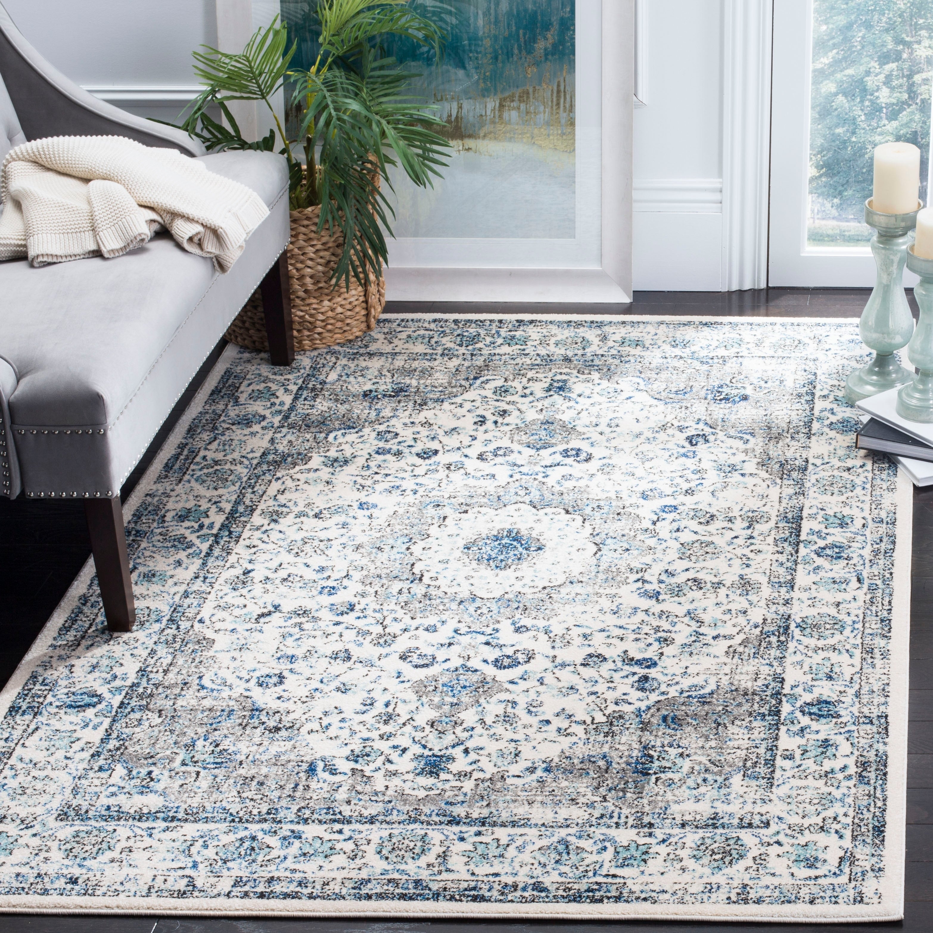 SAFAVIEH Evoke Jentje Vintage Shabby Chic Oriental Rug