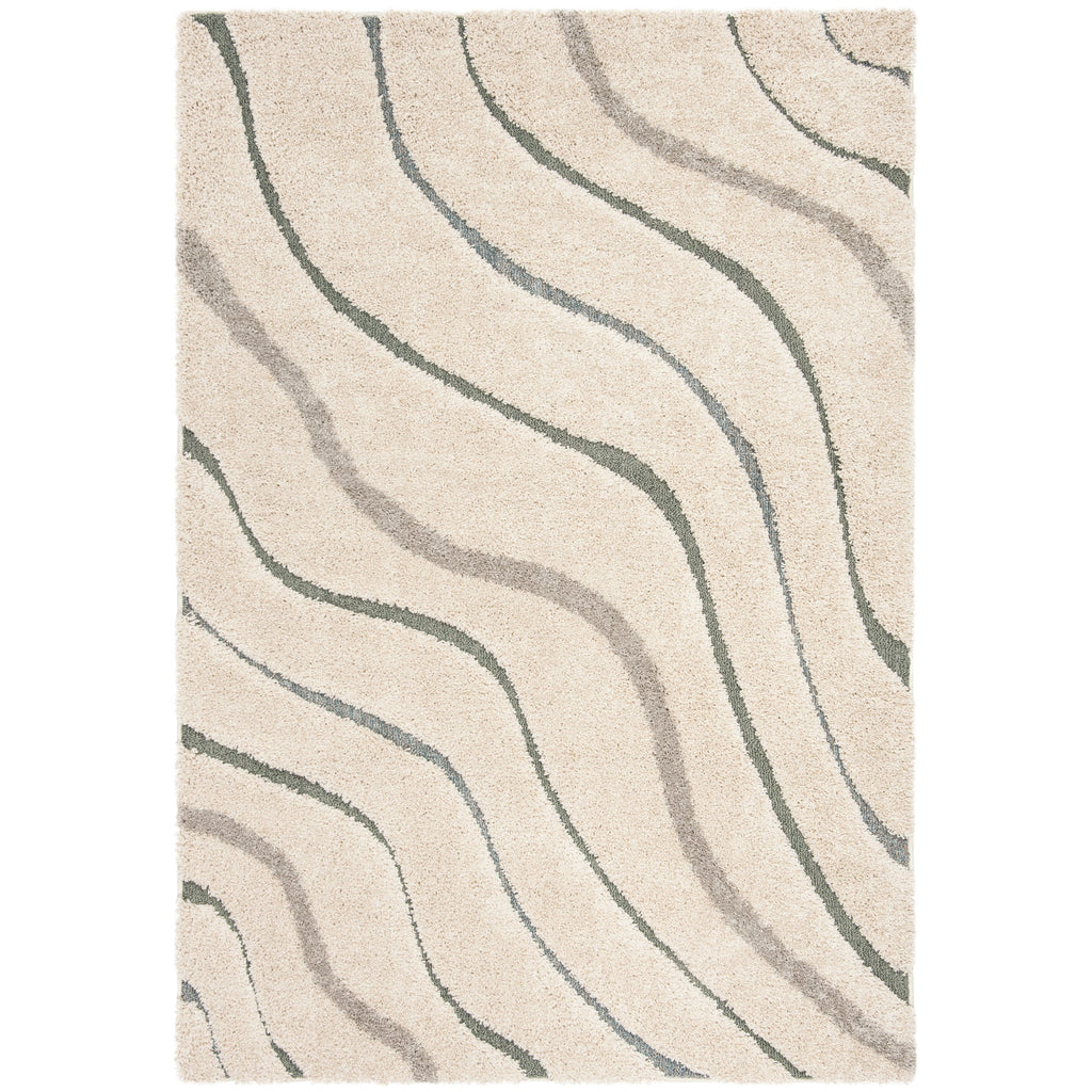 SAFAVIEH Florida Shag Borbala Soft Serene Waves 1.2-inch Thick