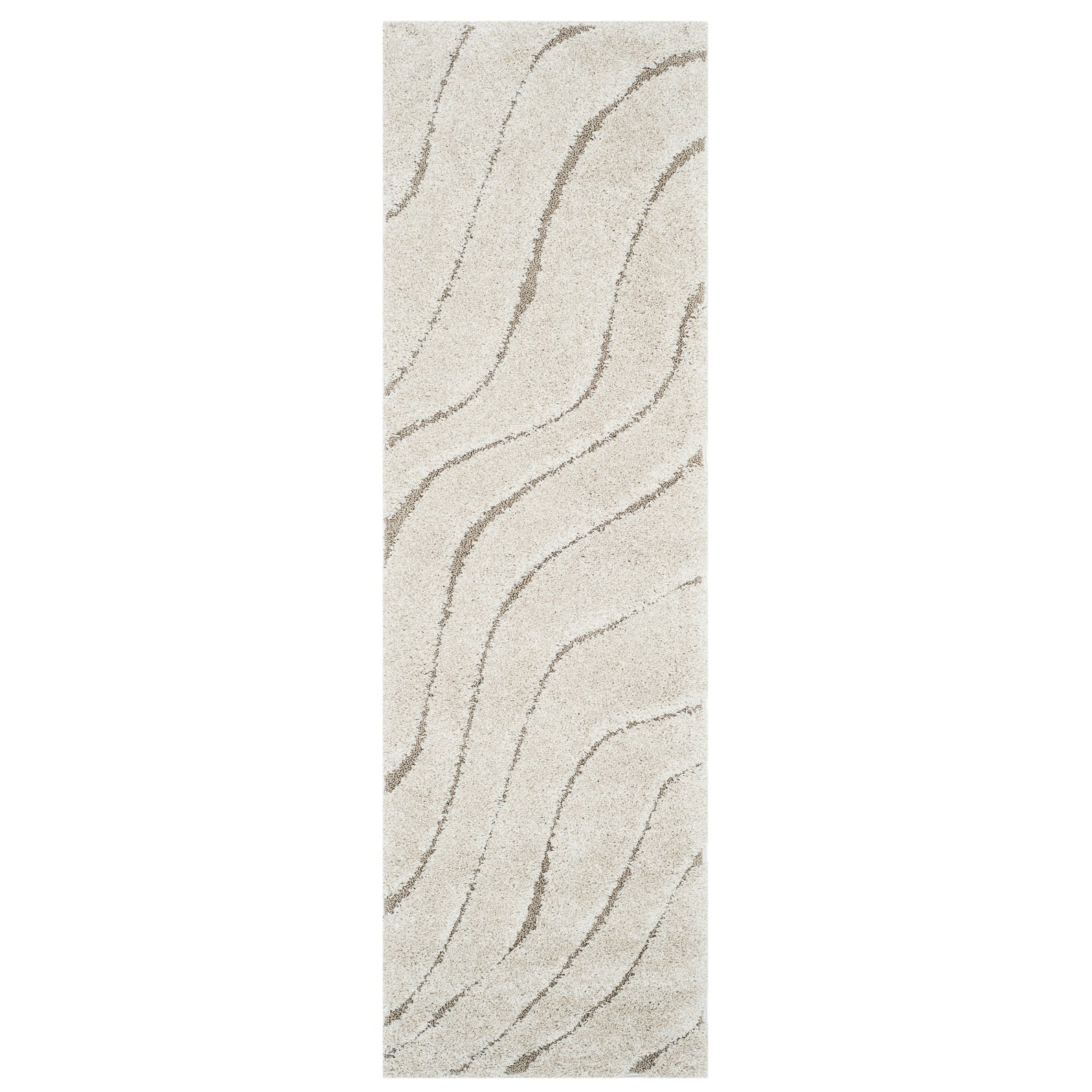 SAFAVIEH Florida Shag Borbala Soft Serene Waves 1.2-inch Thick
