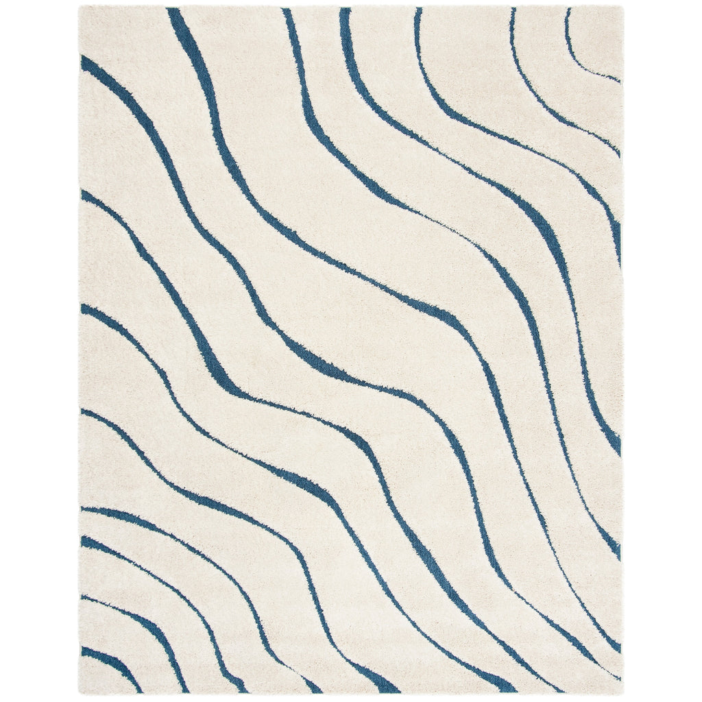 SAFAVIEH Florida Shag Borbala Soft Serene Waves 1.2-inch Thick