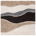 SAFAVIEH Florida Shag Melahat Abstract Wave 1.2-inch Thick Rug