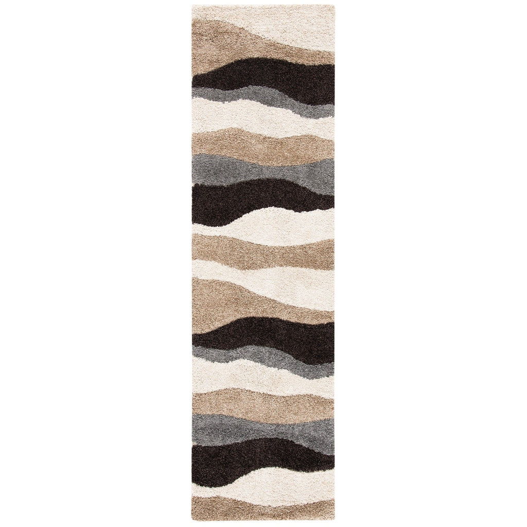 SAFAVIEH Florida Shag Melahat Abstract Wave 1.2-inch Thick Rug