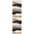 SAFAVIEH Florida Shag Melahat Abstract Wave 1.2-inch Thick Rug