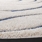 SAFAVIEH Florida Shag Staka Abstract Waves 1.2-inch Area Rug