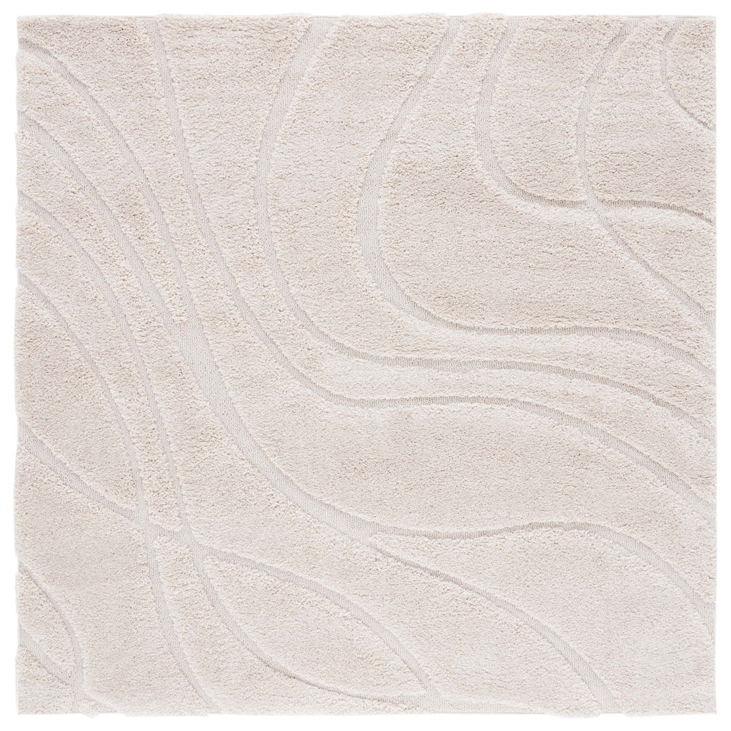 SAFAVIEH Florida Shag Staka Abstract Waves 1.2-inch Area Rug