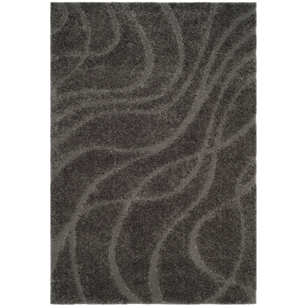 SAFAVIEH Florida Shag Staka Abstract Waves 1.2-inch Area Rug