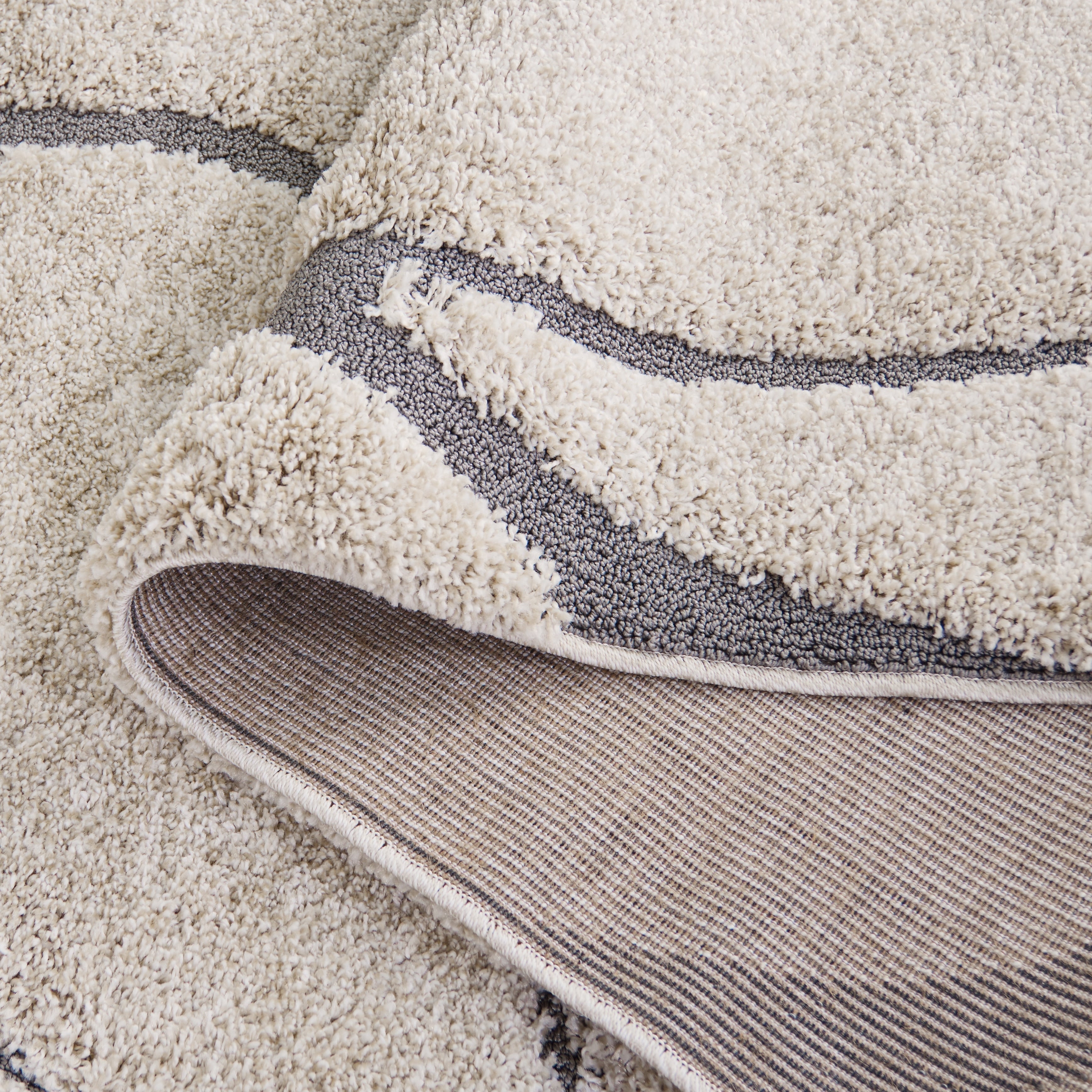 SAFAVIEH Florida Shag Staka Abstract Waves 1.2-inch Area Rug