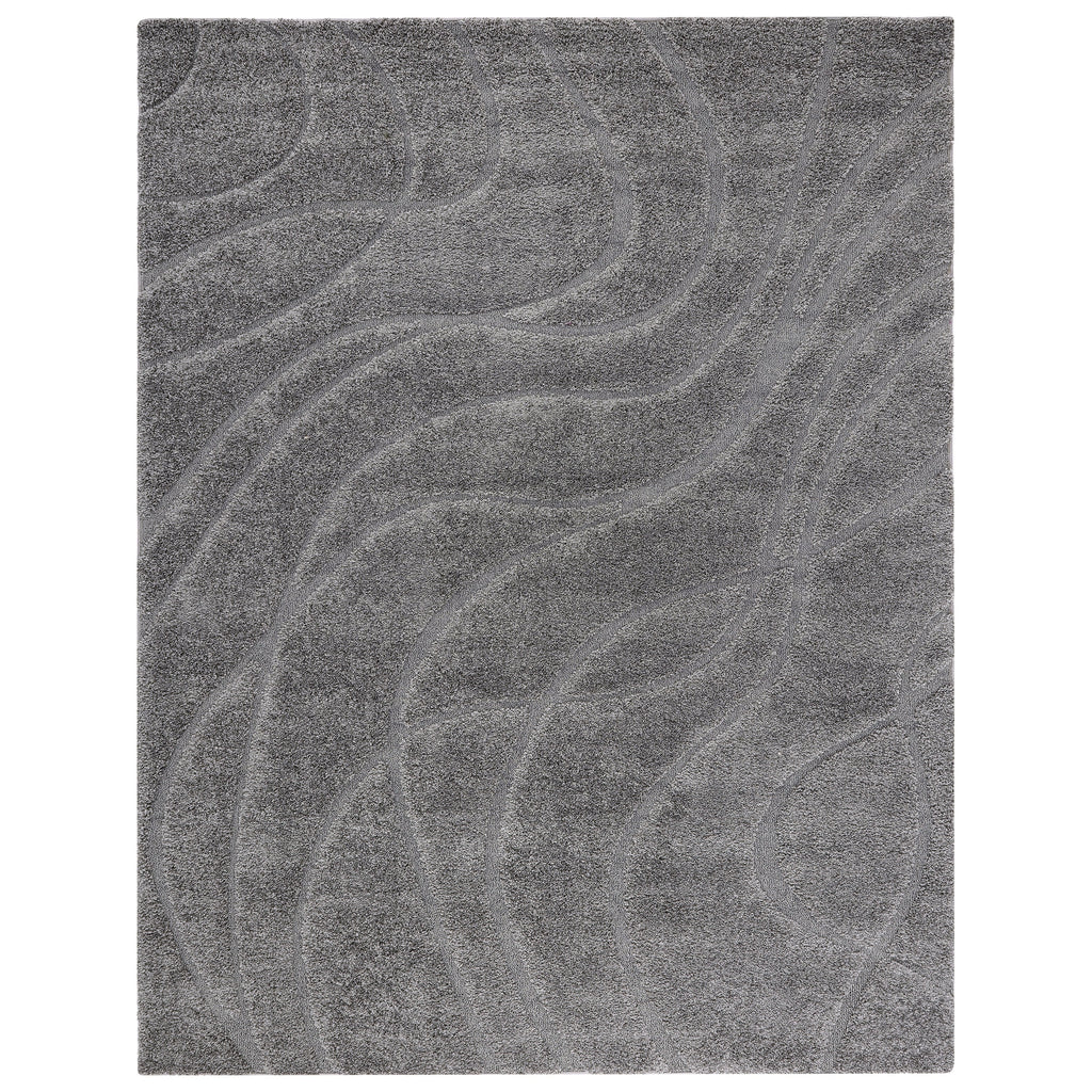 SAFAVIEH Florida Shag Staka Abstract Waves 1.2-inch Area Rug