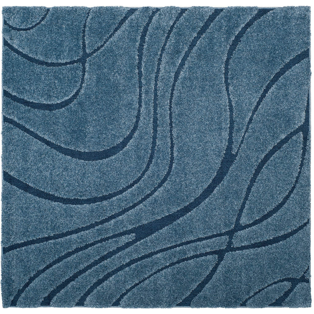 SAFAVIEH Florida Shag Staka Abstract Waves 1.2-inch Area Rug