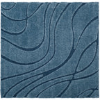 SAFAVIEH Florida Shag Staka Abstract Waves 1.2-inch Area Rug