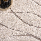 SAFAVIEH Florida Shag Staka Abstract Waves 1.2-inch Area Rug